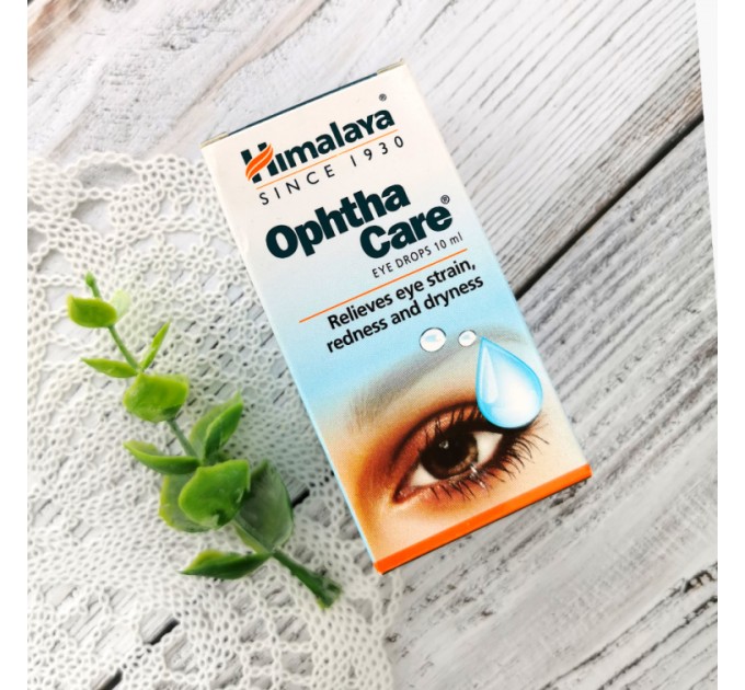 Капли для глаз с витаминами от сухости, для лечения воспалений Ophthacare, 10 мл.
